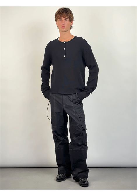 t-shirt lis henley uomo nera CARRER | LIS HENLEYBLACK